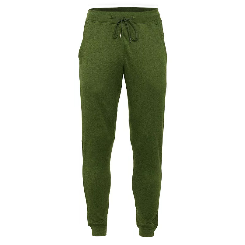 Custom men’s sweatpants manufacturer in Sialkot stitching jogger pants on production line