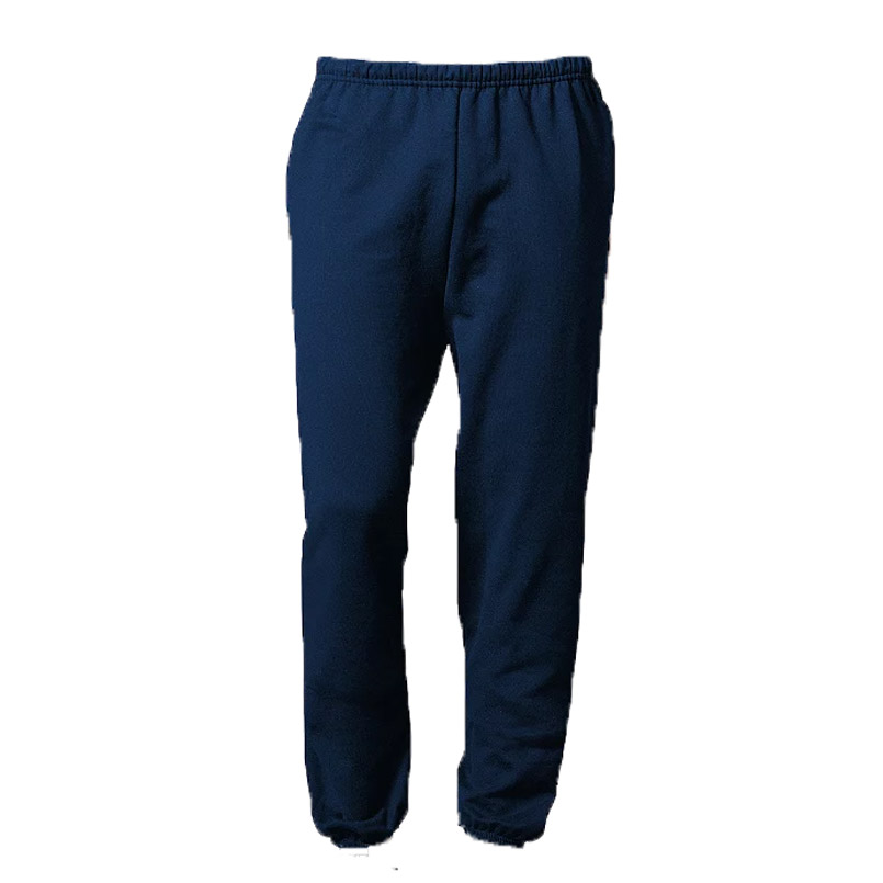 Custom fleece sweatpants with embroidered logo made in Sialkot