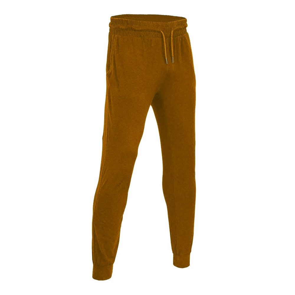 Men’s streetwear joggers with drawstring waist and cuffed hem made in Sialkot, Pakistan