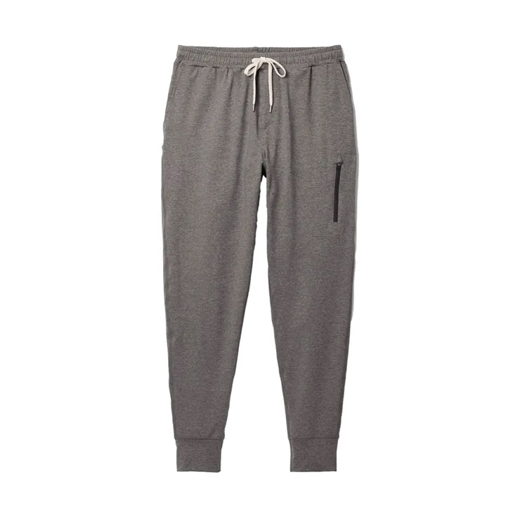 Men’s tapered jogger pants with drawstring waist and ribbed ankle cuffs