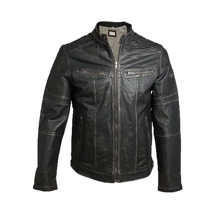 Genuine leather jackets made by a manufacturer in Sialkot, Pakistan